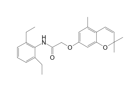 N-(2,6-Diethylphenyl)-2-[(2,2,5-trimethyl-2H-chromen-7-yl)oxy]acetamide