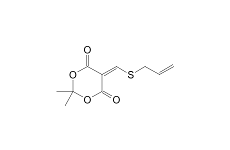5-(Allylsulfanylmethylene)-2,2-dimethyl-1,3-dioxane-4,6-dione