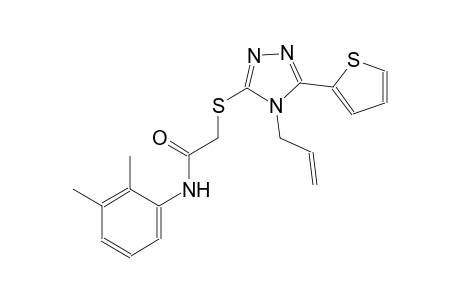2-{[4-allyl-5-(2-thienyl)-4H-1,2,4-triazol-3-yl]sulfanyl}-N-(2,3-dimethylphenyl)acetamide