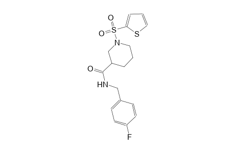 N-(4-fluorobenzyl)-1-(2-thienylsulfonyl)-3-piperidinecarboxamide