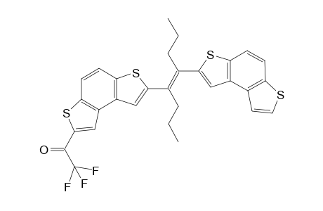 (Z)-4-[2'-(7'-Trifluoroethanoylbenzodithienyl)]-5-(2'-benzodithienyl)oct-4-ene