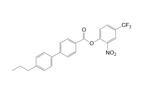 4'-propyl-4-biphenylcarboxylic acid, 2-nitro-alpha,alpha,alpha-trifluoro-p-tolyl