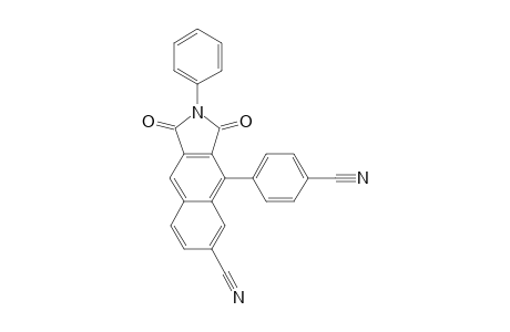 4-(4-Cyanophenyl)-1,3-dioxo-2-phenyl-2,3-dihydro-1H-benzo[f]isoindole-6-carbonitrile