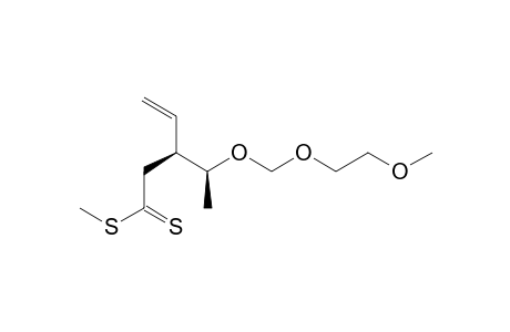 Methyl (3S,1'S)-3-[1-(2-methoxyethoxymethoxy)ethyl]-4-pentenedithioate