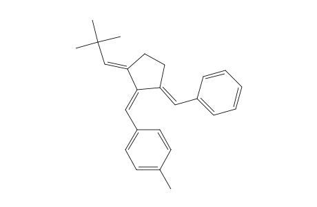 3-[(E)-2,2-dimethylpropylidene]-2-[(Z)-(4-methylphenyl)methylene]-1-[(E)-phenylmethylene]cyclopentane