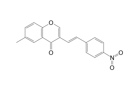 6-Methyl-3-[(E)-2-(4-nitrophenyl)ethenyl]-1-benzopyran-4-one