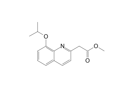 2-(8-isopropoxy-2-quinolyl)acetic acid methyl ester