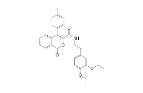 1H-2-benzopyran-3-carboxamide, N-[2-(3,4-diethoxyphenyl)ethyl]-4-(4-methylphenyl)-1-oxo-