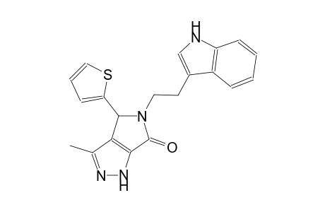 pyrrolo[3,4-c]pyrazol-6(1H)-one, 4,5-dihydro-5-[2-(1H-indol-3-yl)ethyl]-3-methyl-4-(2-thienyl)-