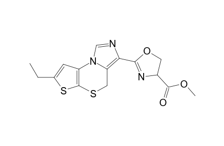 Methyl 2-{[7'-ethyl-4H-imidazo[1,5-d]thieno[2,3-b]-(1,4)-thiazine-3'-yl]-4,5-dihydro-1,3-oxazole-4-carboxylate