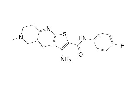 thieno[2,3-b]1,6-naphthyridine-2-carboxamide, 3-amino-N-(4-fluorophenyl)-5,6,7,8-tetrahydro-6-methyl-