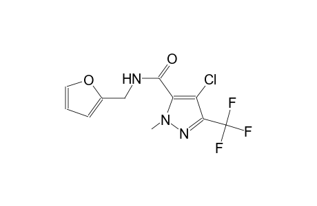4-chloro-N-(2-furylmethyl)-1-methyl-3-(trifluoromethyl)-1H-pyrazole-5-carboxamide