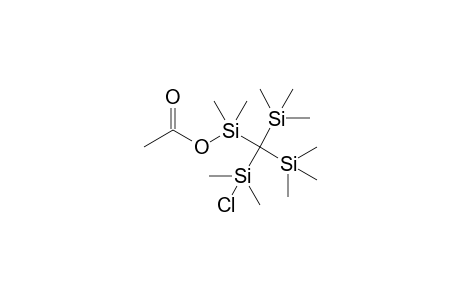 (Acetoxydimethylsilyl)(chlorodimethylsilyl)bis(trimethylsilyl)methane