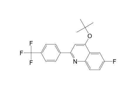 4-(t-Butoxy)-6-fluoro-2-[4'-(trifluoromethyl)phenyl]quinoline