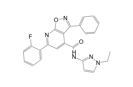 isoxazolo[5,4-b]pyridine-4-carboxamide, N-(1-ethyl-1H-pyrazol-3-yl)-6-(2-fluorophenyl)-3-phenyl-