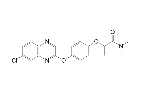 2-[4-(7-chloranylquinoxalin-2-yl)oxyphenoxy]-N,N-dimethyl-propanamide