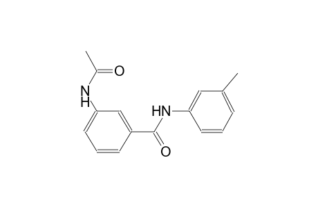 benzamide, 3-(acetylamino)-N-(3-methylphenyl)-