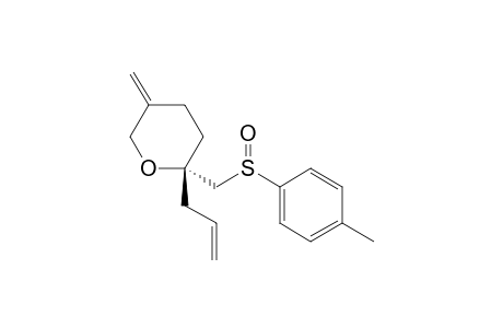 (2S,Rs)-2-Allyl-5-methylidene-2-(p-toluenesulfinylmethyl)tetrahydropyran