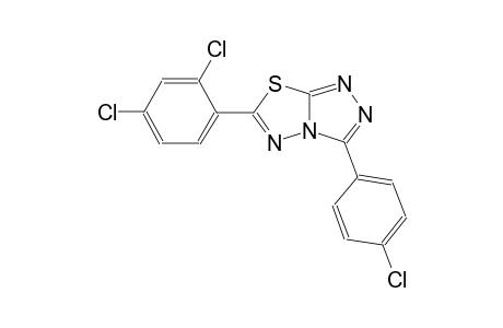 3-(4-chlorophenyl)-6-(2,4-dichlorophenyl)[1,2,4]triazolo[3,4-b][1,3,4]thiadiazole