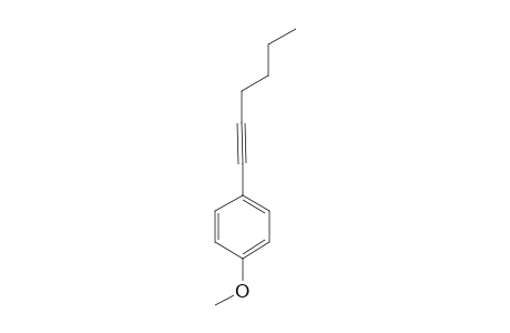 4-(1-HEXYN-1-YL)-METHOXYBENZENE