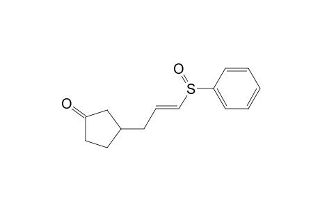 Cyclopentanone, 3-[3-(phenylsulfinyl)-2-propenyl]-, (E)-