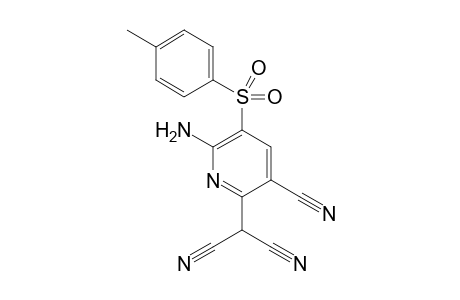 2-(6-Amino-3-cyano-5-tosylpyridin-2-yl)malononitrile