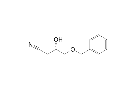 (3S)-3-hydroxy-4-phenylmethoxybutanenitrile