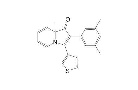 8a-methyl-2-(3,5-dimethylphenyl)-3-(thiophen-3-yl)indolizin-1(8aH)-one