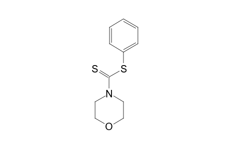 Morpholine-4-carbodithioic acid phenyl ester