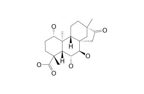 ENT-1-BETA,6-BETA,7-ALPHA-TRIHYDROXY-16-OXOBEYERAN-19-OIC_ACID