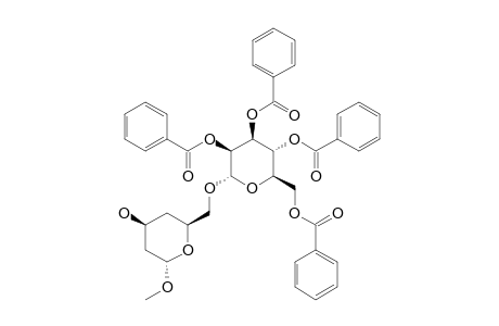 METHYL-(2,3,4,6-TETRA-O-BENZOYL-ALPHA-D-MANNOPYRANOSYL)-(1->6)-2,4-DIDEOXY-ALPHA-D-HEXOPYRANODSIDE