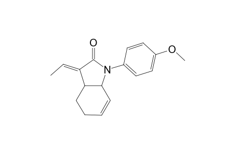 1-Oxo-N-(4'-methoxyphenyl)-7-ethylidene-2-azabicyclo[4.3.0]non-3-ene