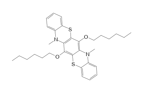 6,13-bis(Hexyloxy)-7,14-dimethyltriphenodithiazine