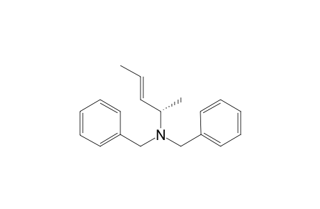 (2S,E)-N,N-Dibenzylpent-3-en-2-amine