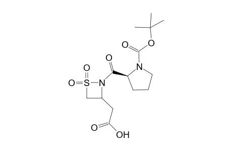 [2-(t-Butoxycarbonyl-L-prolyl)-1,2-thiazetidin-3-acetic Acid - 1,1-Dioxide
