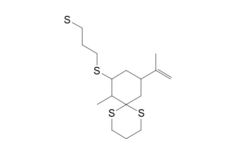 5'-ISOPROPYL-3'-(3-MERCAPTOPROPYLTHIO)-2'-METHYL-1,3-DITHIAN-2-SPIRO-1'-CYCLOHEXAN
