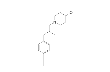 Piperidine, 1-[3-[4-(1,1-dimethylethyl)phenyl]-2-methylpropyl]-4-methoxy-