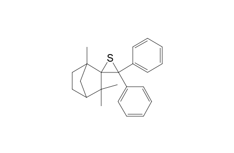 1,3,3-trimethyl-3',3'-diphenylspiro[bicyclo[2.2.1]heptane-2,2'-thiirane]