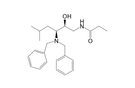 (2S,3S)-N-(3-Dibenzylamino-2-hydroxy-5-methylhexyl)propionamide