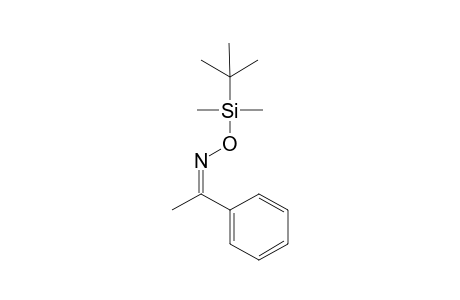 Acetophenone -(Z)- {O-(t-butyl)dimethylsilyl]-oxime
