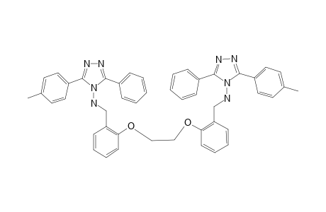 1,2-BIS-[ORTHO-(N-METHYLAMINO-3-PARA-TOLYL-5-PHENYL-4H-1,2,4-TRIAZOLE-4-YL)-PHENOXY]-ETHANE