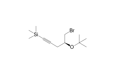 (S)-1-Bromo-2-tert-butoxy-5-trimethylsilyl-4-pentyne