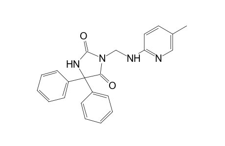 5,5-diphenyl-3-{[(5-methyl-2-pyridyl)amino]methyl}hydantoin