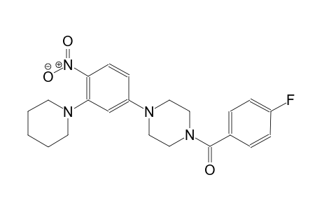 piperazine, 1-(4-fluorobenzoyl)-4-[4-nitro-3-(1-piperidinyl)phenyl]-
