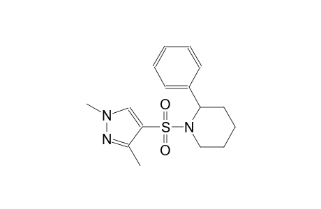 1-[(1,3-dimethyl-1H-pyrazol-4-yl)sulfonyl]-2-phenylpiperidine