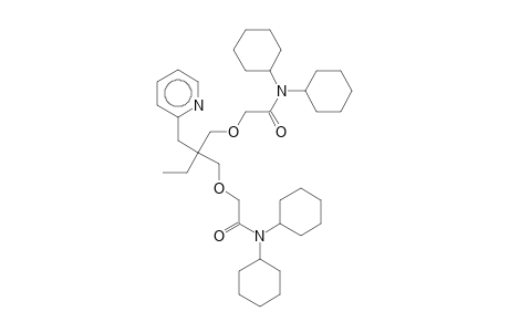 N,N-dicyclohexyl-2-[2-[[2-(dicyclohexylamino)-2-keto-ethoxy]methyl]-2-(2-pyridylmethyl)butoxy]acetamide