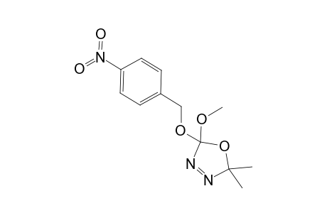2-(4-Nitrobenzyloxy)-2-methoxy-5,5-dimethyl-1,2,4-oxadiazoline