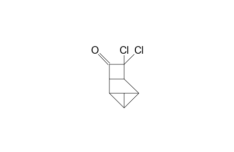 8,8-Dichloro-tetracyclo(4.2.0.0/2,4/.0/3,6/)octan-7-one