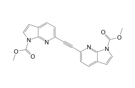 Dimethyl 6,6'-Ethynylenebis[1H-pyrrolo[2,3-b]pyridine-1-carboxylate]
