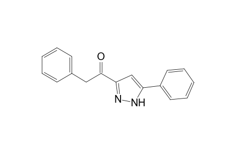2-Phenyl-1-(3-phenyl-1H-pyrazol-5-yl)ethanone